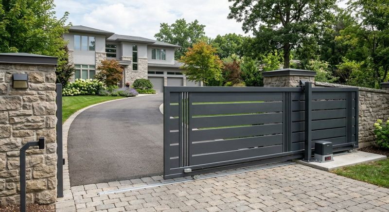 Driveway Gate Installation in Mcdonough, GA