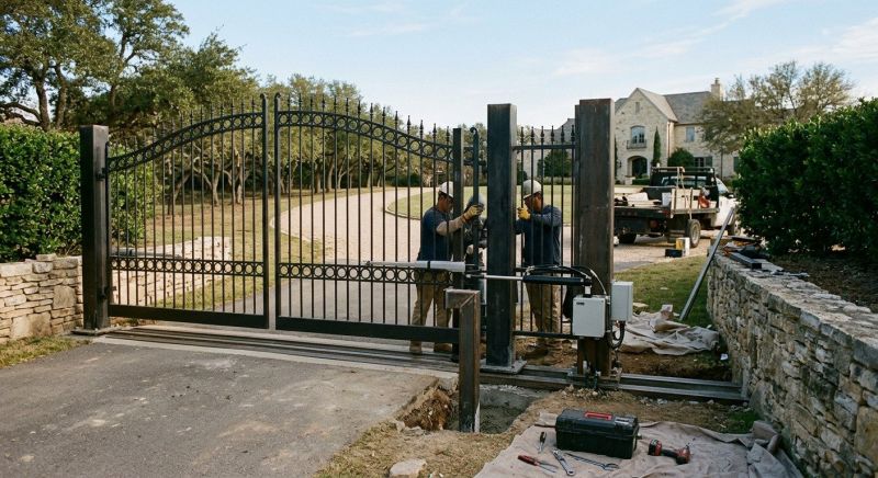 Driveway Gate Installation in Alpharetta, GA