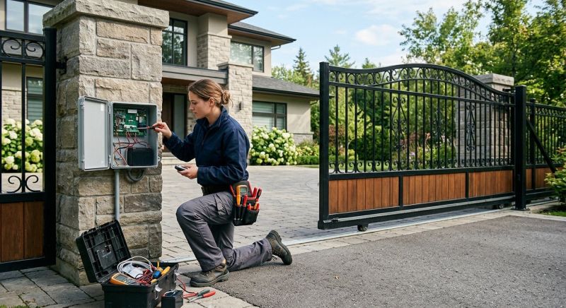 Electric Gate Installation in Annapolis, MD