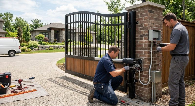 Main Gate Installation in Cary, NC