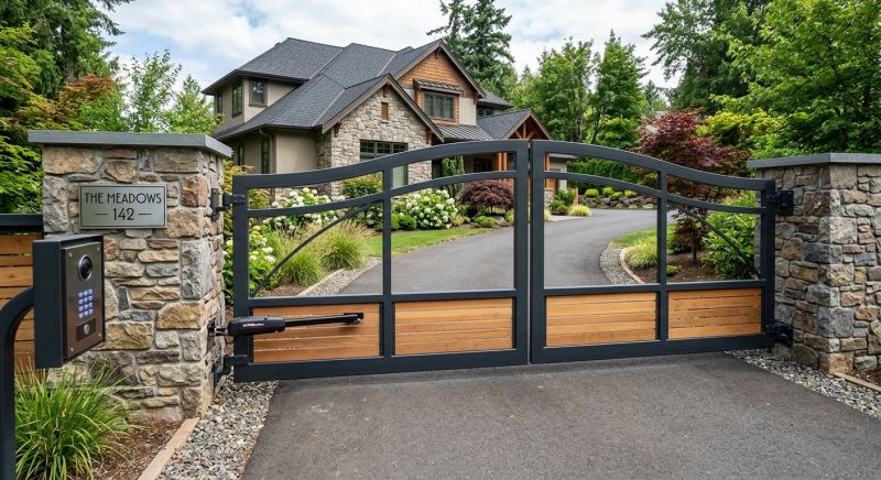 Motorized Gate Installation in Cumming, GA